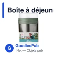 Boîte à déjeuner isotherme personnalisable Mepal avec logo - Miniature 9