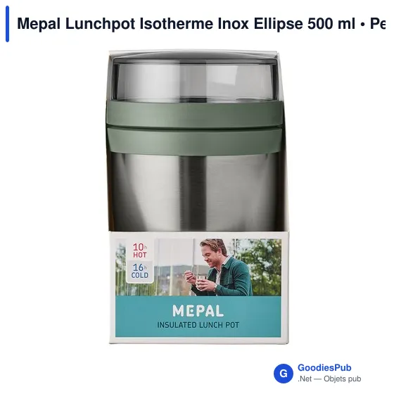 Boîte à déjeuner isotherme personnalisable Mepal avec logo - Image 9