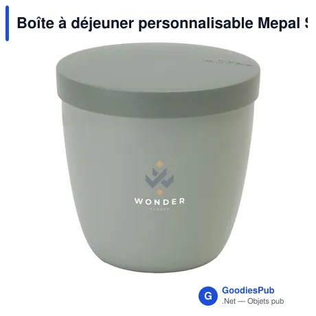 Boîte à déjeuner personnalisable Mepal Snackpot Ellipse 500 mlavec logo