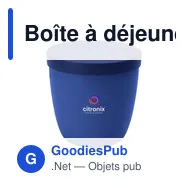 Boîte à déjeuner personnalisable Mepal Snackpot Ellipse 500 mlavec logo - Miniature 11