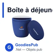 Boîte à déjeuner personnalisable Mepal Snackpot Ellipse 500 mlavec logo - Miniature 12