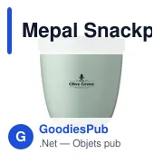Boîte à déjeuner personnalisable Mepal Snackpot Ellipse 500 mlavec logo - Miniature 3