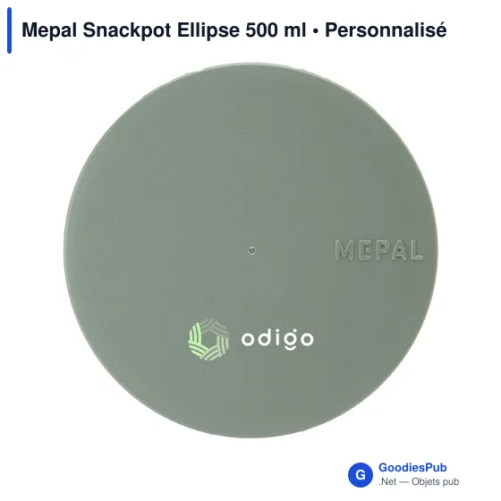 Boîte à déjeuner personnalisable Mepal Snackpot Ellipse 500 mlavec logo - Image 4