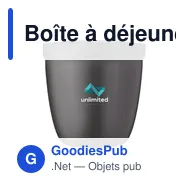 Boîte à déjeuner personnalisable Mepal Snackpot Ellipse 500 mlavec logo - Miniature 9