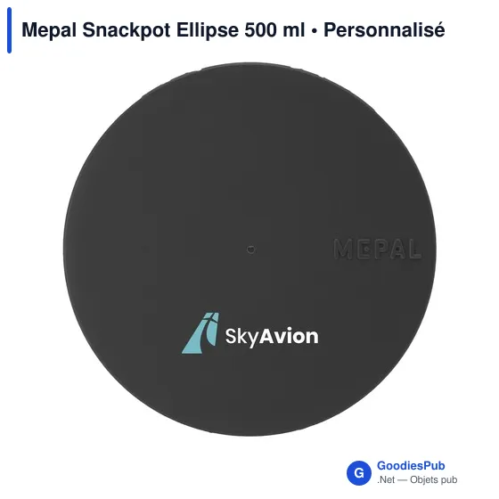 Boîte à déjeuner personnalisable Mepal Snackpot Ellipse 500 mlavec logo - Image 10