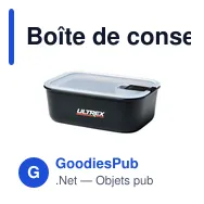 Boîte de conservation personnalisable Mepal Storage Box EasyClip 1 Lavec logo - Miniature 12