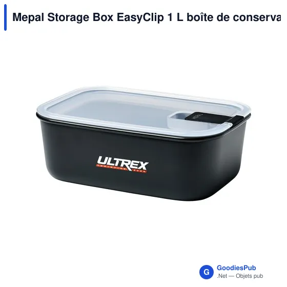 Boîte de conservation personnalisable Mepal Storage Box EasyClip 1 Lavec logo - Image 12