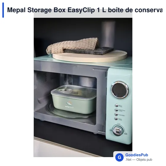 Boîte de conservation personnalisable Mepal Storage Box EasyClip 1 Lavec logo - Image 4