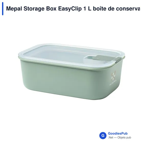 Boîte de conservation personnalisable Mepal Storage Box EasyClip 1 Lavec logo - Image 6