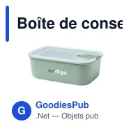 Boîte de conservation personnalisable Mepal Storage Box EasyClip 1 Lavec logo - Miniature 7
