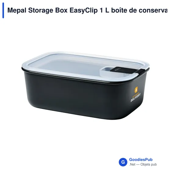 Boîte de conservation personnalisable Mepal Storage Box EasyClip 1 Lavec logo - Image 8