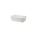 Variante blanc - Boîte de conservation personnalisable Mepal Storage Box EasyClip 1 Lavec logo