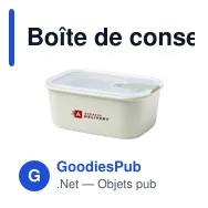 Boîte de conservation personnalisable Mepal Storage Box EasyClip 700 mlavec logo - Miniature 4