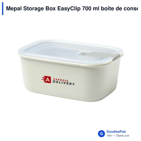 Boîte de conservation personnalisable Mepal Storage Box EasyClip 700 mlavec logo - Image 4