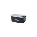 Variante noir nordique - Boîte de conservation personnalisable Mepal Storage Box EasyClip 700 mlavec logo