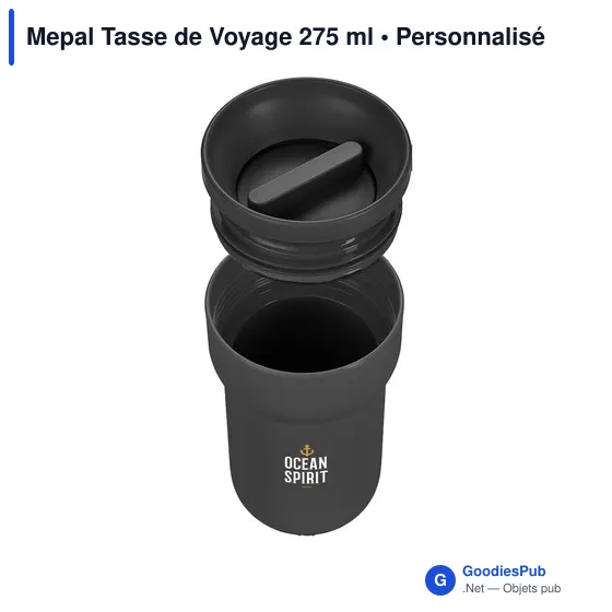 Tasse de Voyage personnalisable Mepal 275 ml avec logo - Image 3