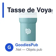 Tasse de Voyage personnalisable Mepal 275 ml avec logo - Miniature 10