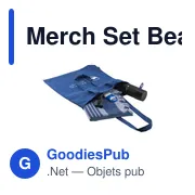 Coffret cadeau personnalisable Merch Set Beach avec logo - Miniature 4