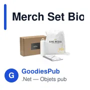 Coffret cadeau personnalisable Merch Set Bio Based avec logo - Miniature 2