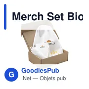 Coffret cadeau personnalisable Merch Set Bio Based avec logo - Miniature 3