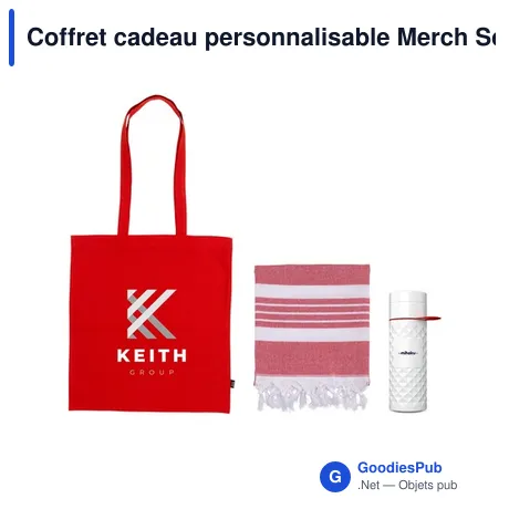 Coffret cadeau personnalisable Merch Set DayTrip avec logo