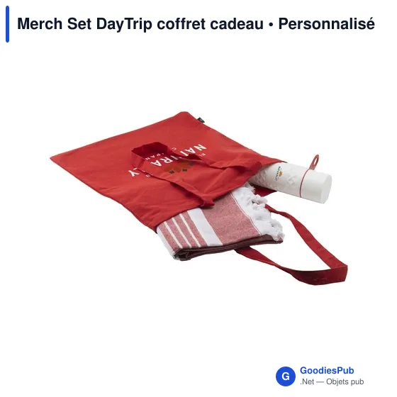 Coffret cadeau personnalisable Merch Set DayTrip avec logo - Image 3