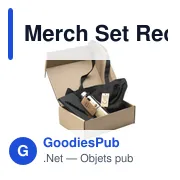 Coffret cadeau personnalisable Merch Set Recycled avec logo - Miniature 3