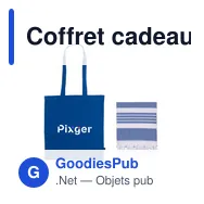 Coffret cadeau personnalisable Merch Set Summer avec logo - Miniature 1