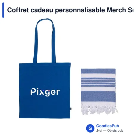 Coffret cadeau personnalisable Merch Set Summer avec logo