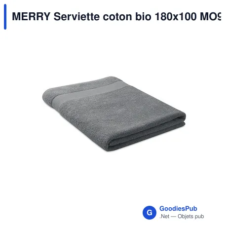 MERRY Serviette coton bio 180x100 MO9932