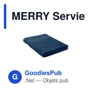 MERRY Serviette coton bio 180x100 MO9932 - Miniature 11