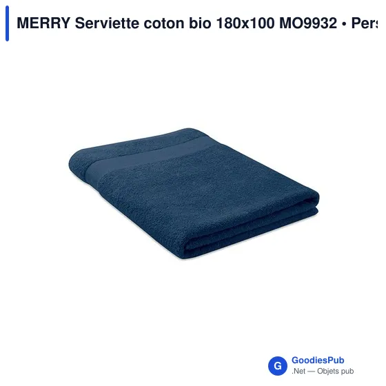 MERRY Serviette coton bio 180x100 MO9932 - Image 11