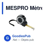 MESPRO Mètre en ABS 5m - Miniature 1