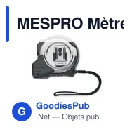 MESPRO Mètre en ABS 5m - Miniature 3