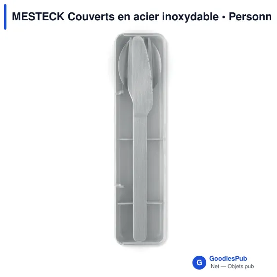 Couverts en acier inoxydable personnalisables avec logo - MESTECK - Image 2