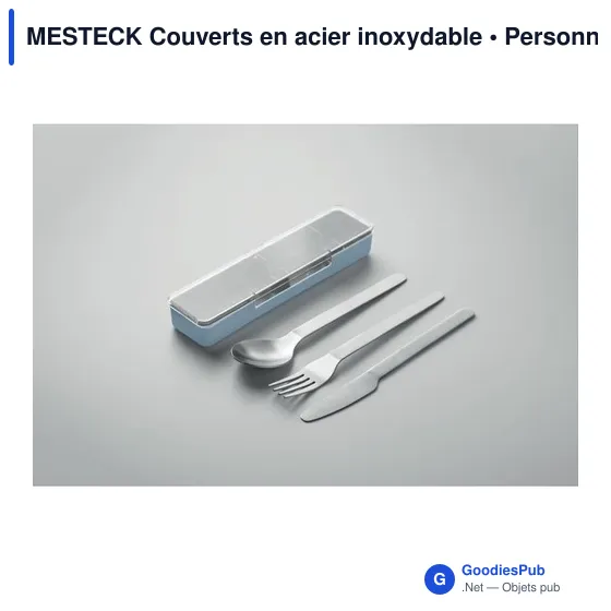Couverts en acier inoxydable personnalisables avec logo - MESTECK - Image 11