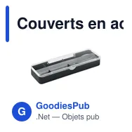 Couverts en acier inoxydable personnalisables avec logo - MESTECK - Miniature 12