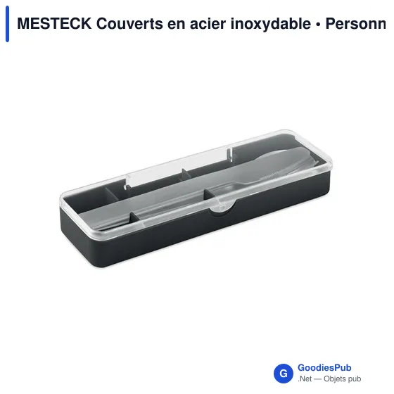 Couverts en acier inoxydable personnalisables avec logo - MESTECK - Image 12