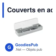 Couverts en acier inoxydable personnalisables avec logo - MESTECK - Miniature 3