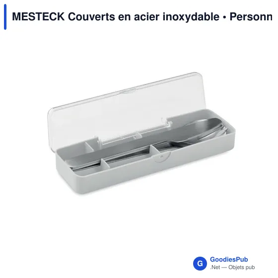 Couverts en acier inoxydable personnalisables avec logo - MESTECK - Image 3
