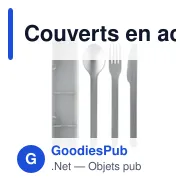 Couverts en acier inoxydable personnalisables avec logo - MESTECK - Miniature 4