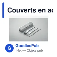 Couverts en acier inoxydable personnalisables avec logo - MESTECK - Miniature 5