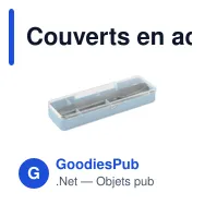 Couverts en acier inoxydable personnalisables avec logo - MESTECK - Miniature 6
