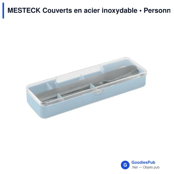 Couverts en acier inoxydable personnalisables avec logo - MESTECK - Image 6