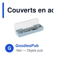 Couverts en acier inoxydable personnalisables avec logo - MESTECK - Miniature 8