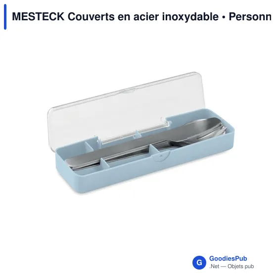 Couverts en acier inoxydable personnalisables avec logo - MESTECK - Image 8