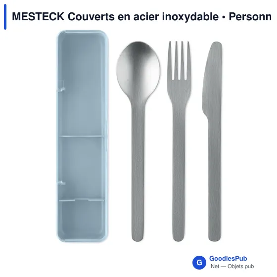 Couverts en acier inoxydable personnalisables avec logo - MESTECK - Image 9