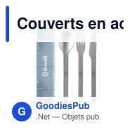 Couverts en acier inoxydable personnalisables avec logo - MESTECK - Miniature 10