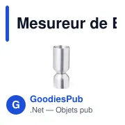 Mesureur de Boisson Zirano - Miniature 1