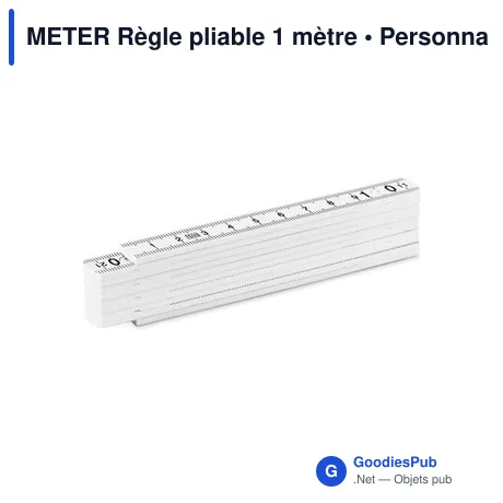 METER Règle pliable 1 mètre